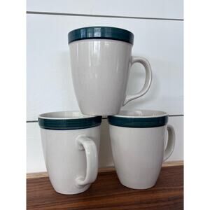 Back To Basics Cobalt by Gibson Designs Set of 3 Mugs Discontinued Replacement